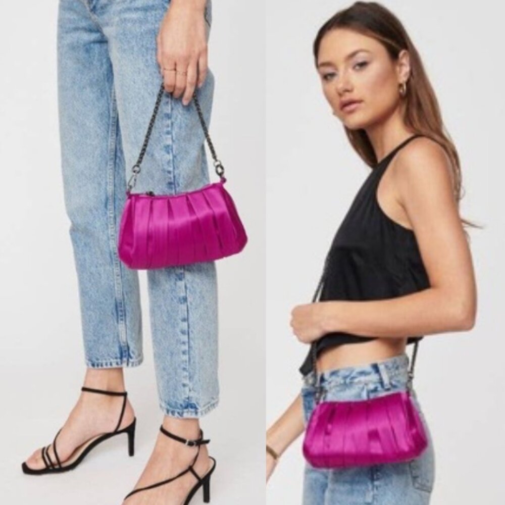 Purple/Pink Mini Clutch, Shoulder, Crossbody Bag from Urban Expressions NWT